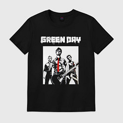 Футболка хлопковая мужская Greed Day rock, цвет: черный