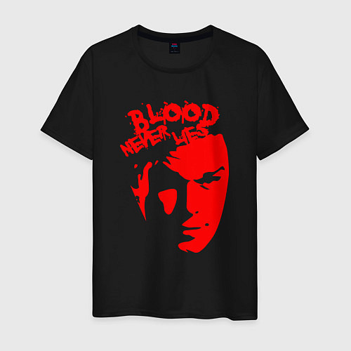 Мужская футболка Кровь не врёт / Черный – фото 1