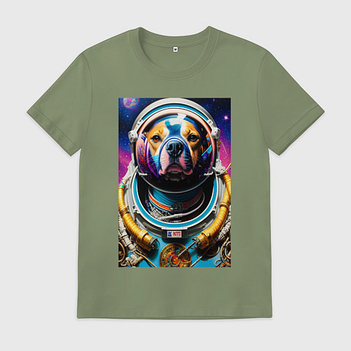 Мужская футболка Стаффорд командир космического корабля / Авокадо – фото 1