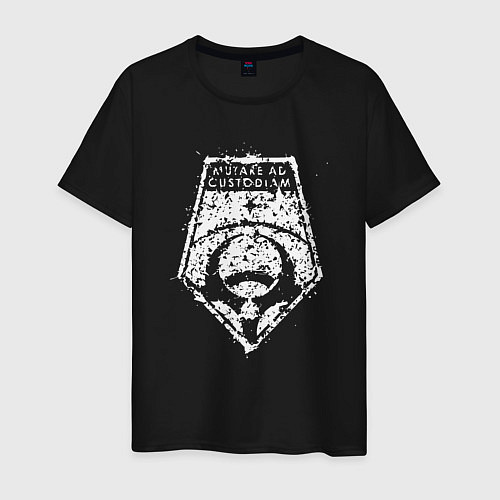 Мужская футболка X-COM Mutare ad custodiam / Черный – фото 1