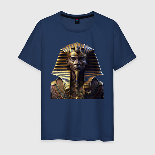 Мужская футболка Египетский фараон / Тёмно-синий – фото 1