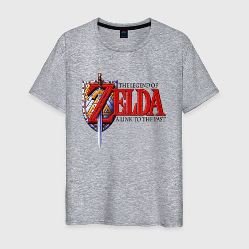 Мужская футболка The Legend of Zelda game / Меланж – фото 1
