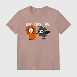 Футболка хлопковая мужская Не в этот раз, цвет: пыльно-розовый