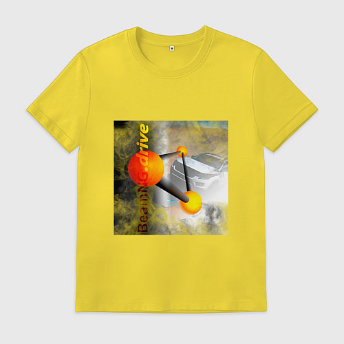 Мужская футболка Авто beamNG drive / Желтый – фото 1