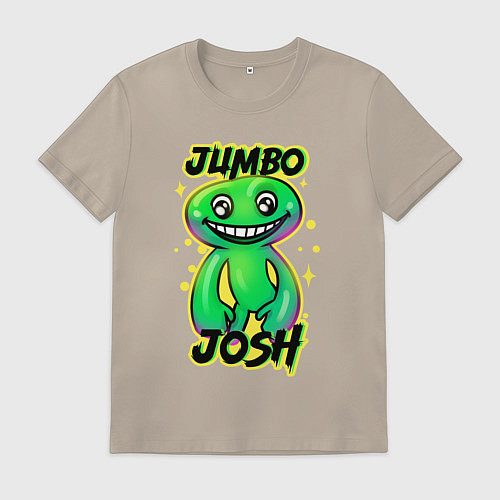 Мужская футболка Jumbo Josh / Миндальный – фото 1