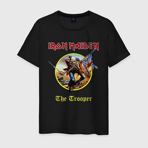 Мужская футболка The trooper Iron Maiden / Черный – фото 1