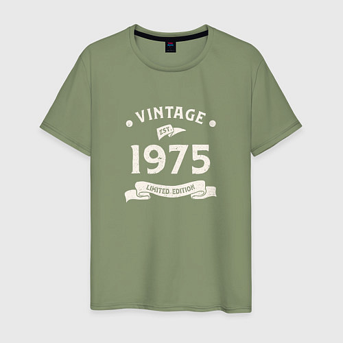 Мужская футболка Винтаж 1975 ограниченный выпуск / Авокадо – фото 1
