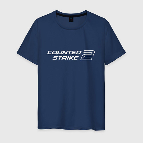 Мужская футболка Counter Strike 2 / Тёмно-синий – фото 1