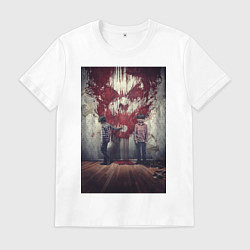 Футболка хлопковая мужская Синистер 2, цвет: белый