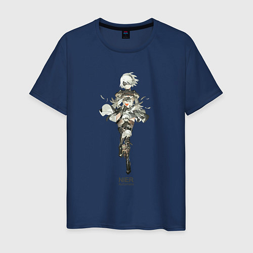 Мужская футболка Йорха-2B / Тёмно-синий – фото 1