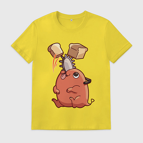 Мужская футболка Хлеб и Почита / Желтый – фото 1