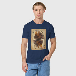Футболка хлопковая мужская Fable III Капитан Сэйкер, валет пики, цвет: тёмно-синий — фото 2