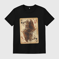 Футболка хлопковая мужская Fable III Хозяин Теней, король крести, цвет: черный