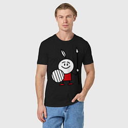 Футболка хлопковая мужская Туземец, цвет: черный — фото 2