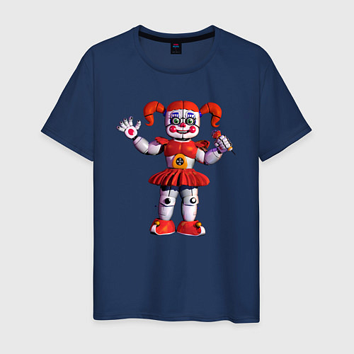 Мужская футболка Circus Baby / Тёмно-синий – фото 1