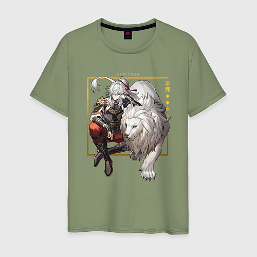 Мужская футболка Jing Honkai / Авокадо – фото 1