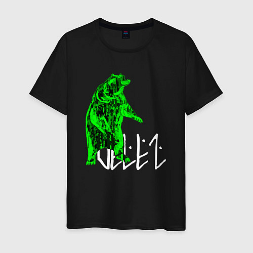 Мужская футболка Славянский Veles - медведь / Черный – фото 1