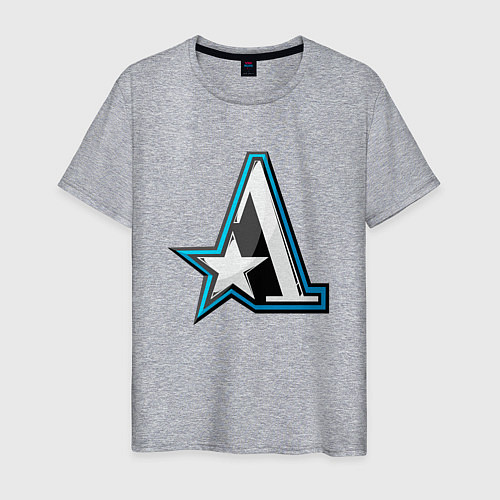 Мужская футболка Team Aster logo / Меланж – фото 1