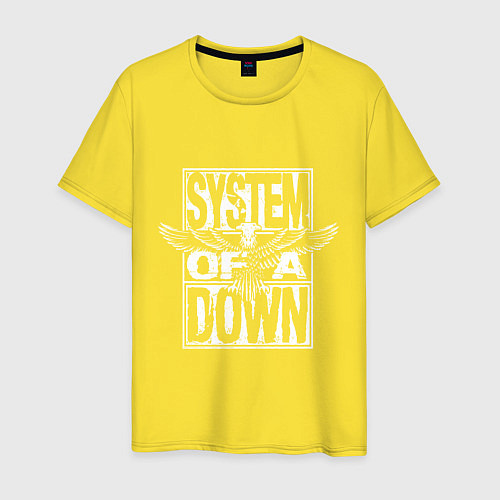 Мужская футболка SoD - eagle / Желтый – фото 1