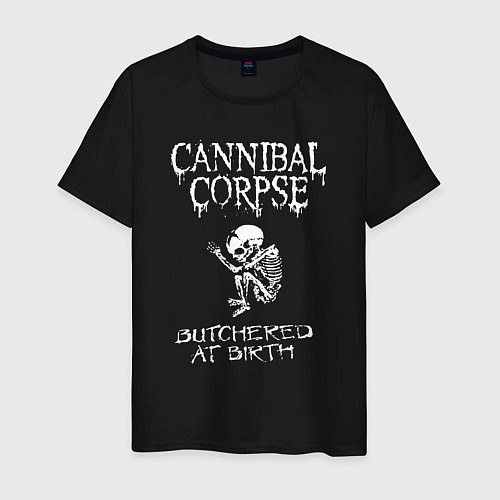 Мужская футболка Cannibal Corpse - butchered at birth / Черный – фото 1