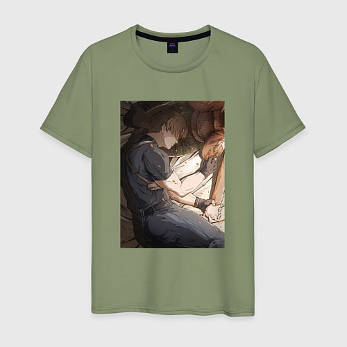 Мужская футболка Леон и Эшли / Авокадо – фото 1