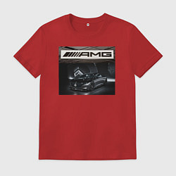 Футболка хлопковая мужская Знак Мерена, цвет: красный