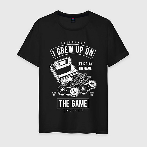 Мужская футболка SNES gamer / Черный – фото 1