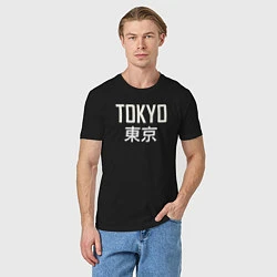 Футболка хлопковая мужская Japan - Tokyo, цвет: черный — фото 2