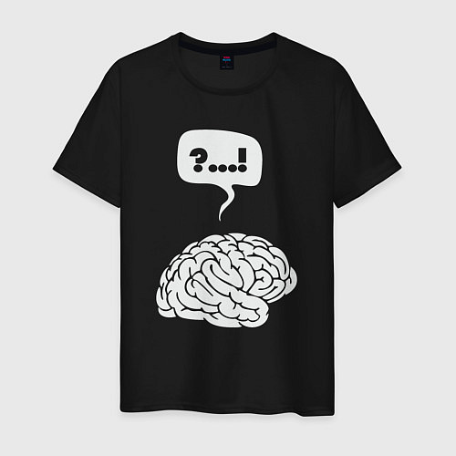 Мужская футболка Штурм мозга / Черный – фото 1