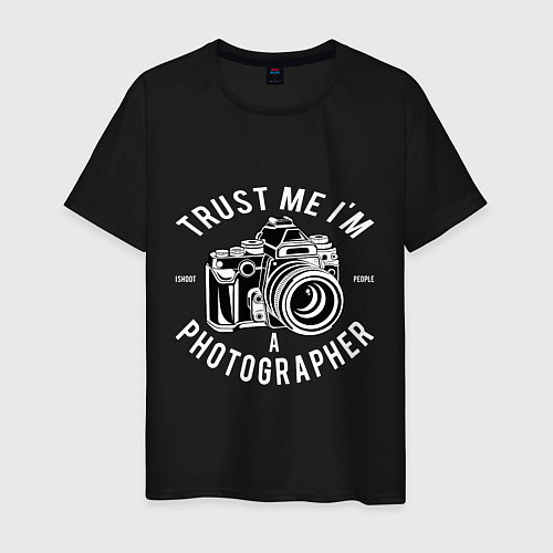 Мужская футболка Photographer / Черный – фото 1