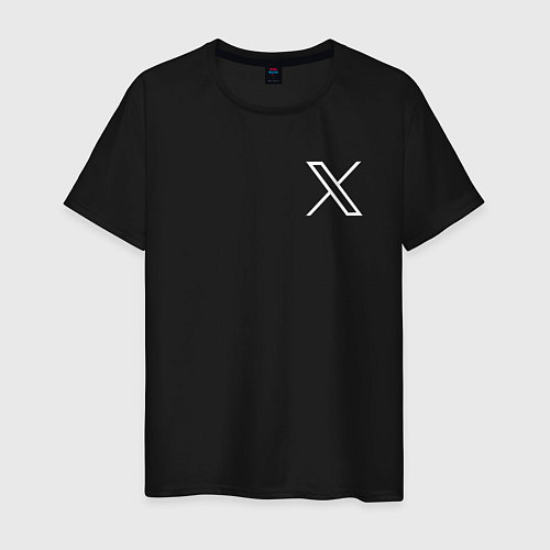 Мужская футболка Лого X / Черный – фото 1