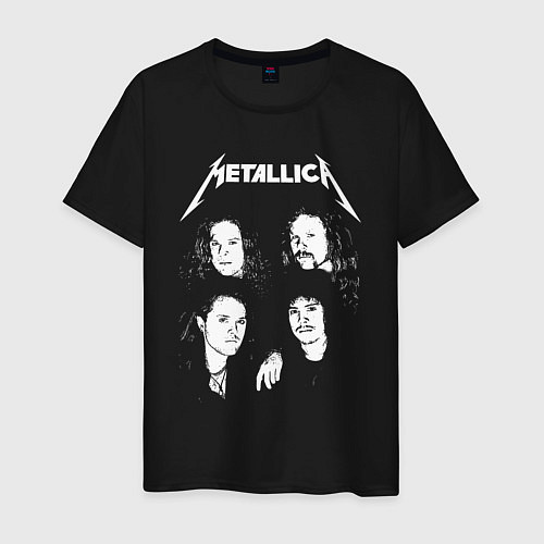 Мужская футболка Metallica band / Черный – фото 1