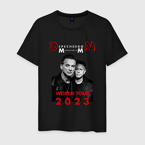 Мужская футболка Depeche Mode 2023 Memento Mori - Dave & Martin 09 / Черный – фото 1