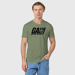 Футболка хлопковая мужская Chris Bumstead, цвет: авокадо — фото 2