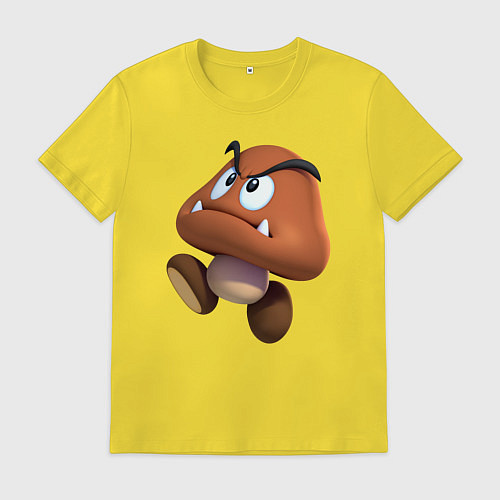 Мужская футболка Гумба идёт / Желтый – фото 1