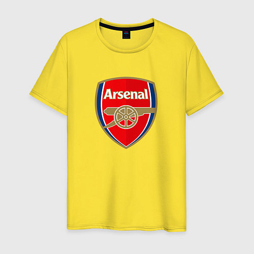 Мужская футболка Arsenal fc sport / Желтый – фото 1