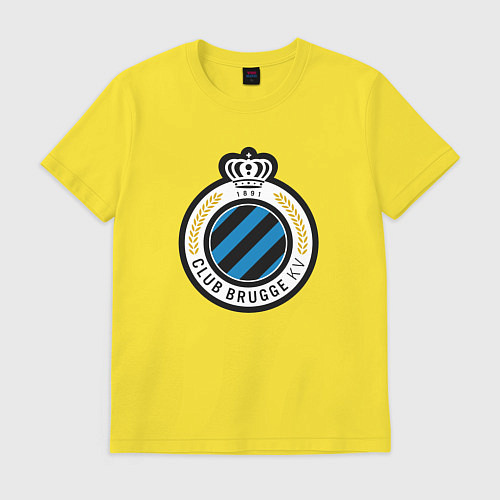 Мужская футболка Brugge fc sport / Желтый – фото 1