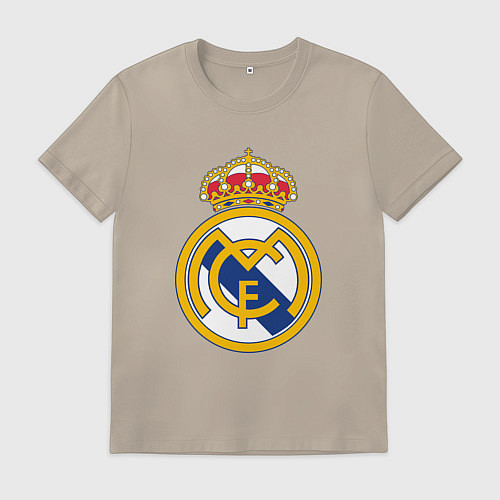 Мужская футболка Real madrid fc sport / Миндальный – фото 1