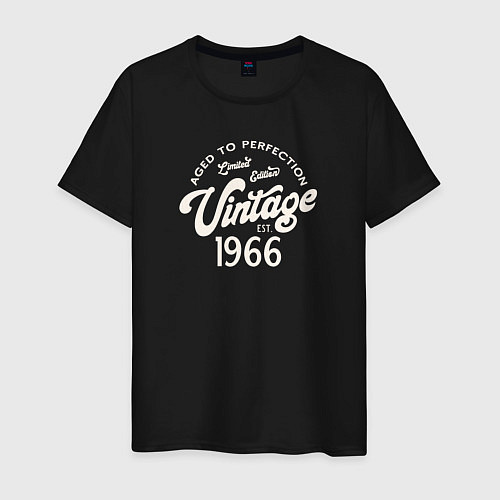 Мужская футболка 1966 год, выдержанный до совершенства / Черный – фото 1