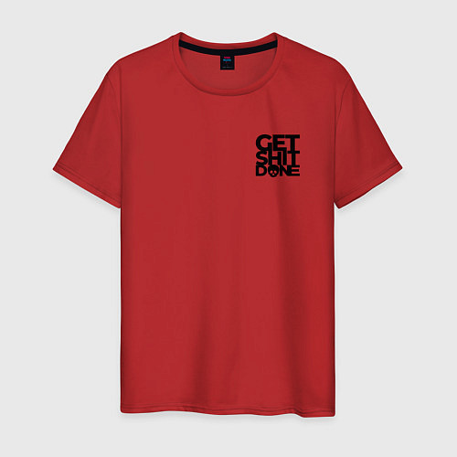 Мужская футболка Сheeky girl / Красный – фото 1