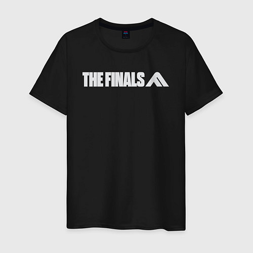 Мужская футболка The finals logo / Черный – фото 1