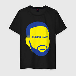 Футболка хлопковая мужская Golden State Curry, цвет: черный