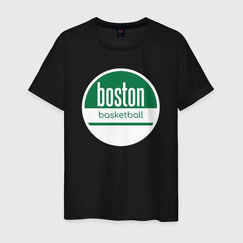 Мужская футболка Boston basket / Черный – фото 1