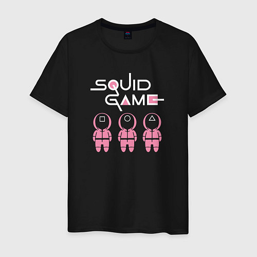 Мужская футболка The Squid Game - Guardians / Черный – фото 1