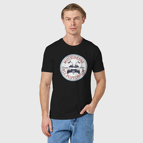 Мужская футболка All plutonium / Черный – фото 3