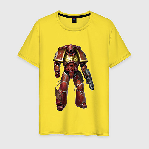 Мужская футболка Астартес кровавый ангел / Желтый – фото 1