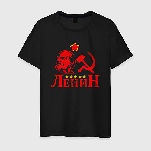 Мужская футболка Red Lenin / Черный – фото 1