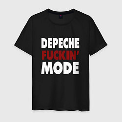 Футболка хлопковая мужская Depeche Funkin Mode, цвет: черный