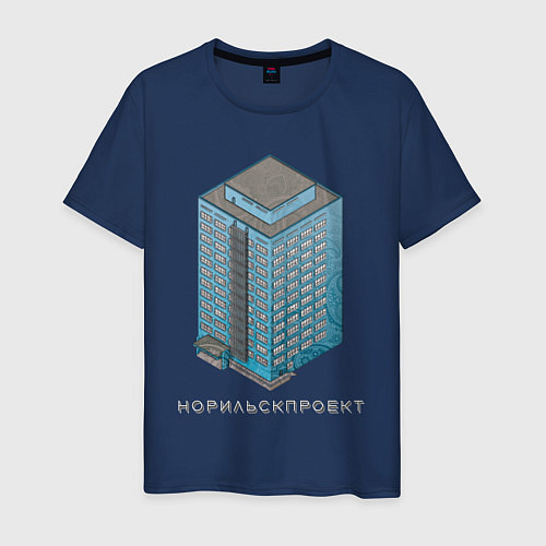 Мужская футболка Норильскпроект / Тёмно-синий – фото 1