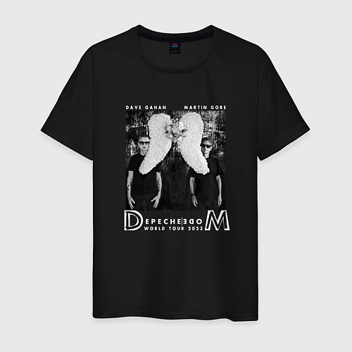 Мужская футболка Depeche Mode - MM world tour / Черный – фото 1